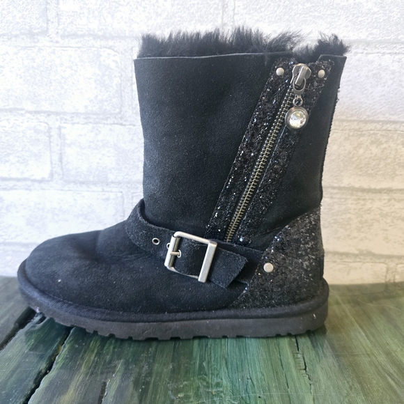 UGG Shoes - UGG Blaise Glitter Moto Boot